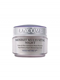High Potency Night Moisturizing Cream Vita-Nutri 8. Recharged, Radiantly Luminous, Ready To Face The Day. Your skin is the mirror to your lifestyle. When a hectic schedule and stress intrude on your sleep, your skin can be left visibly tired, dull and less elastic. To counteract the imbalances of modern life, boost your skin's high-powered nightly recovery process with Vita-Nutri 8. High Potency Night Moisturizing Cream Vita-Nutri 8. Recharged, Radiantly Luminous, Ready To Face The Day. Your skin is the mirror to your lifestyle. When a hectic schedule and stress intrude on your sleep, your skin can be left visibly tired, dull and less elastic. To counteract the imbalances of modern life, boost your skin's high-powered nightly recovery process with Vita-Nutri 8.