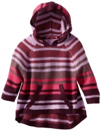 Energie Girls 7-16 Serena Striped Sweater Poncho, Grape Jam Combo, Large Energie Girls 7-16 Serena Striped Sweater Poncho, Grape Jam Combo, Large
