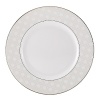Carling Way - a beautiful tone on tone design of classic caning. Features a platinum rim on white bone body. Not only is cane a classic decorating element, but it is featured in Kate's handbag line and the Kate buyer will surely recognize this classic element as quintessentially Kate.