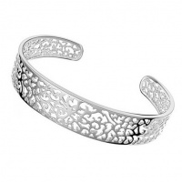 925 Sterling Silver Plated Filigree Cuff Bracelet 925 Sterling Silver Plated Filigree Cuff Bracelet