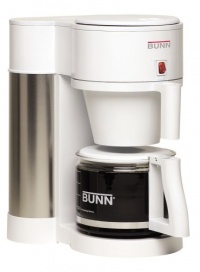 BUNN NHBW Velocity Brew 10-Cup Home Coffee Brewer, White BUNN NHBW Velocity Brew 10-Cup Home Coffee Brewer, White