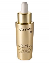 Absolue Ultimate Night BX Recovery & Replenishing Serum. Clinically Proven for Mature Skin. Accelerate Nightly Renewal. Restore Youthful Radiance Skin Truth: The skin's cellular activity peaks at night. Time and hormonal fluctuations slow the cellular renewal process, intensifying the effects of aging. Absolue Ultimate Night BX Recovery & Replenishing Serum. Clinically Proven for Mature Skin. Accelerate Nightly Renewal. Restore Youthful Radiance Skin Truth: The skin's cellular activity peaks at night. Time and hormonal fluctuations slow the cellular renewal process, intensifying the effects of aging.