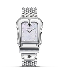 Fendi B. Fendi Stainless Steel Watch with Diamonds, 36mm x 30mm Fendi B. Fendi Stainless Steel Watch with Diamonds, 36mm x 30mm