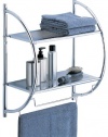 Organize It All 2 Tier Shelf with Towel Bars