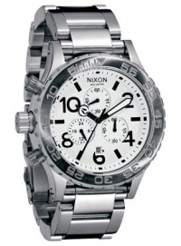 Nixon 42-20 Chronograph Stainless Steel Mens Watch A037100 Nixon 42-20 Chronograph Stainless Steel Mens Watch A037100