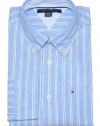 Tommy Hilfiger Men Custom fit Striped Long Sleeve Shirt