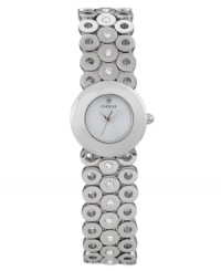 Circle the important dates on your calendar and wear this elegant, crystal-accented timepiece from Carolee for a truly special evening. Circle the important dates on your calendar and wear this elegant, crystal-accented timepiece from Carolee for a truly special evening.