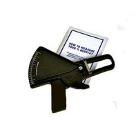 Slim Guide Skin Fold Caliper in Black with Booklet