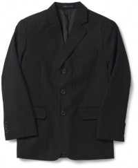 Calvin Klein Boys 8-20 Multi Stripe Jacket,Black,8 Calvin Klein Boys 8-20 Multi Stripe Jacket,Black,8