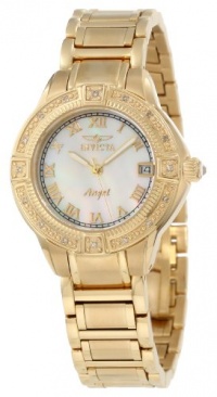 Invicta Women's 12807 Angel Mother-Of-Pearl Dial Diamond Accented Watch Invicta Women's 12807 Angel Mother-Of-Pearl Dial Diamond Accented Watch