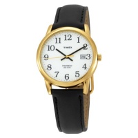 Timex Men's T2H291 Easy Reader Black Leather Strap Gold-Tone Case Watch Timex Men's T2H291 Easy Reader Black Leather Strap Gold-Tone Case Watch