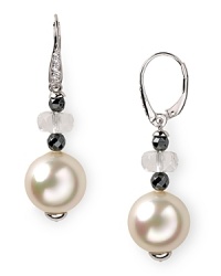 The elegant simplicity of these pearl drop earrings from Majorica make them the perfect accessory for 24/7 style, sure to perfect easy-chic dressing.