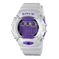 Casio Women's BG1006SA-8CR Baby-G Silver and Purple Digital Sport Watch Casio Women's BG1006SA-8CR Baby-G Silver and Purple Digital Sport Watch