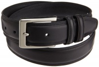 Dockers Mens 35 Mm Leather Feather Edge Creased and Domed Belt Dockers Mens 35 Mm Leather Feather Edge Creased and Domed Belt