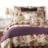 Lauren by Ralph Lauren Surrey Garden Tattersal Purple CAL. KING Flat Sheet