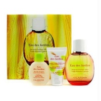 Eau Des Jardins Coffret: Fragrance Spray 100ml/3.4oz + Body Cream 50ml/1.7oz + Shower Gel 50ml/1.6oz - 3pcs