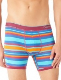 Calvin Klein Men's One Microfiber Boxer Brief Fashion, Bold Stripe - Zelda, Large Calvin Klein Men's One Microfiber Boxer Brief Fashion, Bold Stripe - Zelda, Large