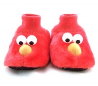Sesame Street Elmo and Cookie Monster Puppets Slippers Sesame Street Elmo and Cookie Monster Puppets Slippers