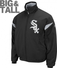 Chicago White Sox Big & Tall Authentic Collection Black Therma Baseâ„¢ Triple Peak Premier Jacket Chicago White Sox Big & Tall Authentic Collection Black Therma Baseâ„¢ Triple Peak Premier Jacket