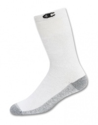CHAMPION HIGH PERFORMANCE CREW 3 PACK, 6-12-White CHAMPION HIGH PERFORMANCE CREW 3 PACK, 6-12-White