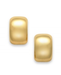 Smooth as ice, these rectangular drop earrings from Charter Club bring big style in a small package. Crafted in gold tone mixed metal. Approximate drop: 1/2 inch. Smooth as ice, these rectangular drop earrings from Charter Club bring big style in a small package. Crafted in gold tone mixed metal. Approximate drop: 1/2 inch.