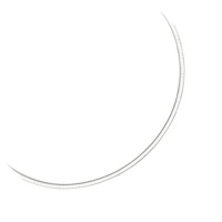 3.0 mm 14K Two Tone Gold Reversible Omega Necklace 3.0 mm 14K Two Tone Gold Reversible Omega Necklace