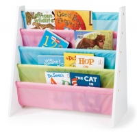 Tot Tutors WO594 Pastel Color Book Rack Tot Tutors WO594 Pastel Color Book Rack