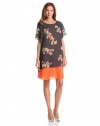 Rachel Roy Collection Women's Birds Sanctuary Double Layer Dress