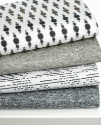 Bar III Printed 200T Cotton Heathered (Light gray) Twin Sheet Set Bar III Printed 200T Cotton Heathered (Light gray) Twin Sheet Set