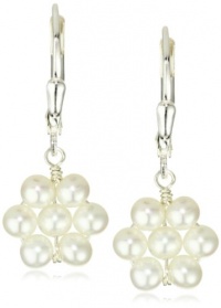 Wasabi by Jill Pearson Gohan Tiny Pearl Flower Earrings Wasabi by Jill Pearson Gohan Tiny Pearl Flower Earrings