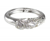Alexis Bittar Miss Havisham Bracelet - Crystal Encrusted Rhodium Small Overlying (FINAL SALE) Alexis Bittar Miss Havisham Bracelet - Crystal Encrusted Rhodium Small Overlying (FINAL SALE)