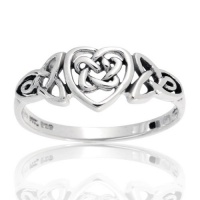 Bling Jewelry Stering Silver Celtic Knotwork Heart Ring Bling Jewelry Stering Silver Celtic Knotwork Heart Ring