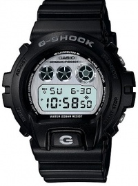 Casio G-Shock Vintage Multi-Function Silver Dial Black Resin Mens Watch DW6900HM-1