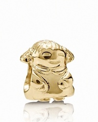 A precious little girl charm in 14K gold looks sweet on a PANDORA bracelet. A precious little girl charm in 14K gold looks sweet on a PANDORA bracelet.