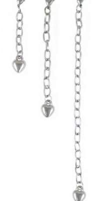 Necklace Bracelet Extender Set - ~ 1, 2 and 4 in Silver Tone - 3 Pcs Total