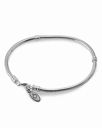 Pandora's iconic bracelet in gleaming sterling silver. Make it uniquely yours with a combination of beautiful charms and clips. Pandora's iconic bracelet in gleaming sterling silver. Make it uniquely yours with a combination of beautiful charms and clips.