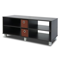 Furinno 10001EX/BR TV Enterntainment Center with 2 Bin Drawers, Espresso Finish Furinno 10001EX/BR TV Enterntainment Center with 2 Bin Drawers, Espresso Finish