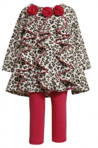 Bonnie Baby-girls Newborn Knit Top with Cascading Ruffles and Knit Legging Bonnie Baby-girls Newborn Knit Top with Cascading Ruffles and Knit Legging