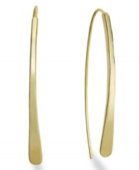 Sweeping style. Elongated drops create a chic, linear look in gold tone mixed metal; by Alfani. Approximate drop: 2 inches. Sweeping style. Elongated drops create a chic, linear look in gold tone mixed metal; by Alfani. Approximate drop: 2 inches.
