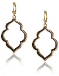 T Tahari Essentials Marrakesh Black Enamel Drop Earrings T Tahari Essentials Marrakesh Black Enamel Drop Earrings