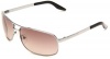 Armani Exchange Men's AX155/S Rectangle Sunglasses,Ruthenium,black Frame/Brown Shaded Lens,One Size