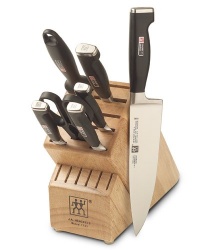 Zwilling J.A. Henckels Twin Four Star II 8-Piece Knife Set with Block Zwilling J.A. Henckels Twin Four Star II 8-Piece Knife Set with Block
