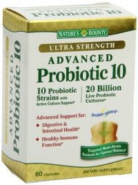Nature's Bounty Ultra Probiotic 10, 60 Count Nature's Bounty Ultra Probiotic 10, 60 Count