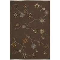 Contour CON05 Rectangle Rug, Brown, 5-Feet by 7.6-Feet Contour CON05 Rectangle Rug, Brown, 5-Feet by 7.6-Feet