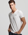 This amped up undershirt by Diesel is great for effortless layering or casually styled on its own.