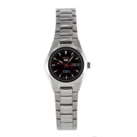 Seiko Women's SYMC27 Seiko 5 Automatic Black Dial Stainless Steel Watch Seiko Women's SYMC27 Seiko 5 Automatic Black Dial Stainless Steel Watch