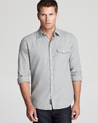 A handsome throw-it-on button-down from Grayers for whenever you need to look good in a snap, crafted in soft lightweight cotton flannel for comfort. A handsome throw-it-on button-down from Grayers for whenever you need to look good in a snap, crafted in soft lightweight cotton flannel for comfort.