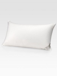 Experience the luxury of a good night's sleep, with this plush, cozy goose down pillow encased in a finespun cotton sateen cover.Decorative piped edge15-inch baffled construction20 X 36100% Polish goose down fill100% German cotton sateen down-proof cover700+ fill powerMachine washMade in USA