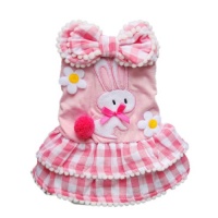 Sweetie Pink Dog Dress Tiered Pet Dress Cozy Plaid Dog Shirt Dog Clothes Free Shipping,S Sweetie Pink Dog Dress Tiered Pet Dress Cozy Plaid Dog Shirt Dog Clothes Free Shipping,S