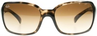 Ray-Ban RB4068 Big Glamour Wrap Sunglasses,Shiny Havana Grey Frame/Brown Gradient Lens,60 mm Ray-Ban RB4068 Big Glamour Wrap Sunglasses,Shiny Havana Grey Frame/Brown Gradient Lens,60 mm